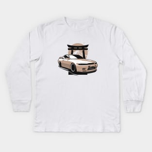 Skyline R32 GTR JDM Kids Long Sleeve T-Shirt